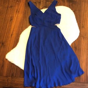 Lulu’s Royal Blue Cut Out Dress